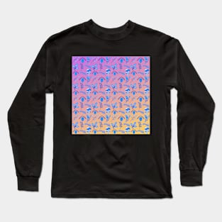Leaves and flowers pattern Long Sleeve T-Shirt
